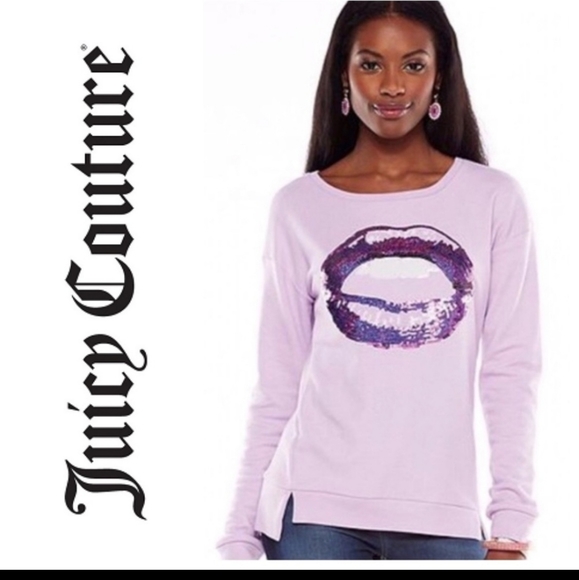 Juicy couture lipstick sweatshirt hotsell